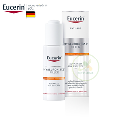 Tinh chất ngăn ngừa lão hóa & thu nhỏ lỗ chân lông Eucerin Hyaluron [3X]+ Filler Advanced AOX (Chai 30ml)