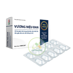 Vương Niệu Đan Thái Minh Hỗ trợ giảm tình trạng tiểu đêm, tiểu nhiều lần, tiểu gấp, tiểu són, tiểu không tự chủ (Hộp2 vỉ x 10 viên)