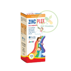 Zinc Plex bổ sung kẽm lysin giúp tăng sức đề kháng, kích thích tiêu hóa (Lọ 100ml)