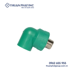 Cút 90 độ ren ngoài PPR