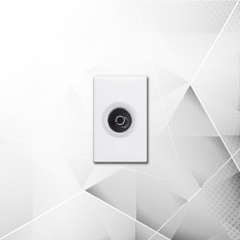 Hạt ổ cắm TV Edenki White EW-TV01