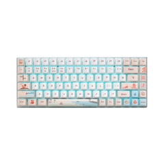 BÀN PHÍM CƠ KHÔNG DÂY RAPOO MT510PRO WHITE MILK (USB+ WIRELESS)