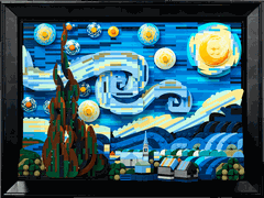 Bộ Mô Hình LEGO Ideas Tranh Đêm Đầy Sao Vincent van Gogh #21333
