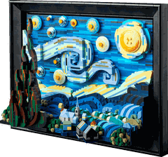 Bộ Mô Hình LEGO Ideas Tranh Đêm Đầy Sao Vincent van Gogh #21333