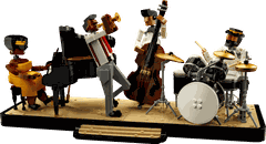 Bộ Mô Hình LEGO Ideas Ban Nhạc Tứ Tấu Jazz Quartet #21334