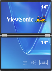 Màn Hình Kép Di Động ViewSonic VG1457 (2x14 Inch, WUXGA, IPS, USB-C 65W)