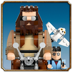 Bộ Mô Hình Lắp Ráp LEGO Mô Tô Bay Hagrid Chuyển Động #76443