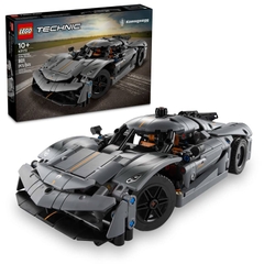 Bộ mô hình Xe Thể Thao Koenigsegg Jesko Absolut Màu Xám LEGO TECHNIC #42173
