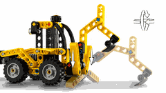 Bộ Mô Hình Xe Máy Đào Và Máy Xúc Kết Hợp LEGO TECHNIC #42197