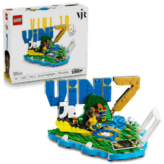 Bộ Mô Hình LEGO Vinícius Júnior - Siêu sao bóng đá Brazil #43027
