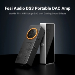 Dongle DAC/Amp Fosi Audio DS3 (Dongle DAC/Amp | 3.5mm/4.4mm | ES9039Q2M | PCM 32bit/768kHz | DSD512 | Hiệu ứng 7.1)