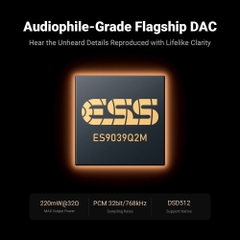 Dongle DAC/Amp Fosi Audio DS3 (Dongle DAC/Amp | 3.5mm/4.4mm | ES9039Q2M | PCM 32bit/768kHz | DSD512 | Hiệu ứng 7.1)