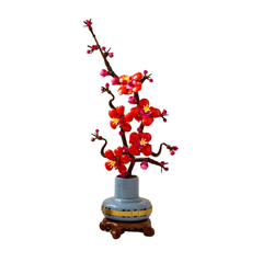 Bộ Mô Hình LEGO BOTANICALS Combo Đào Lan Cúc Thần Tài