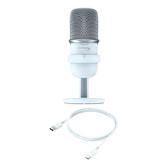 Mic thu âm HyperX SoloCast - USB Microphone (Trắng)