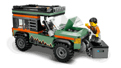 Bộ Mô Hình Xe Leo Núi Địa Hình 4X4 LEGO CITY #60447
