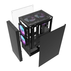 VỎ CASE MÁY TÍNH DARKFLASH A290 (MID TOWER/ MÀU ĐEN)