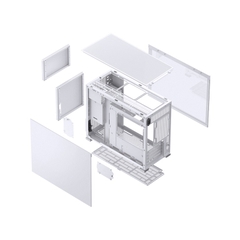 VỎ CASE JONSBO D31 MESH WHITE ( MINI TOWER/MÀU TRẮNG)