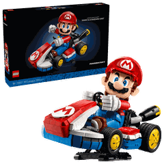 Bộ Mô hình Mario Kart™ - Mario Và Xe Tiêu Chuẩn LEGO Super Mario #72037