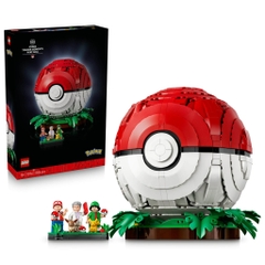 Bộ Mô Hình Khoảnh Khắc Huấn Luyện Viên: Quả Cầu Poké Ball LEGO Pokemon #72154