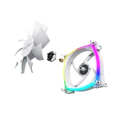 Fan Case Tản Nhiệt MONTECH AX 120 PWM WHITE (Màu Trắng/Quạt Thổi)