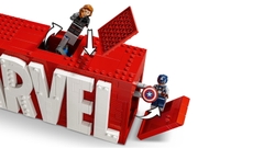 Bộ Mô Hình Lắp Ráp LEGO Marvel Logo & Minifigures #76313