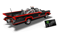 Bộ Mô Hình LEGO Batman Xe Batmobile Cổ Điển Thập Niên 1960 #76328