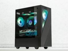 VỎ CASE DARKFLASH E330M BLACK NO FAN (MATX/MID TOWER/MÀU ĐEN)