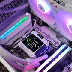 Tản Nhiệt Nước AIO Thermalright Frozen Warframe 360 ARGB Display Trắng