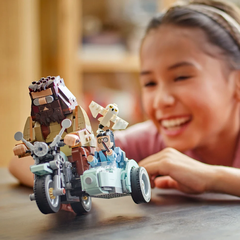 Bộ Mô Hình Lắp Ráp LEGO Mô Tô Bay Hagrid Chuyển Động #76443