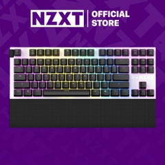 Bàn phím cơ NZXT "Funtion" Tenkeyless / US EN ANSI / Gateron Red Switch / Bảo hành 2 năm - Màu Trắng