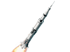 Bộ Mô Hình LEGO Mô Hình Tàu Vũ Trụ NASA Apollo Saturn V #92176