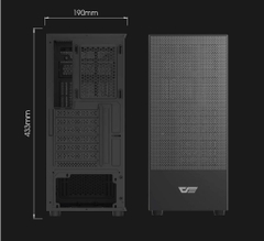 VỎ CASE MÁY TÍNH DARKFLASH A290 (MID TOWER/ MÀU ĐEN)