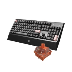 Bàn phím cơ Mojike GK1 Black Pink (AKKO sw v2 / LED trắng)