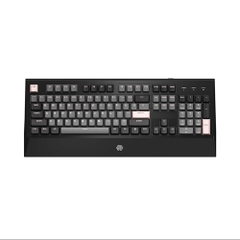 Bàn phím cơ Mojike GK1 Black Pink (AKKO sw v2 / LED trắng)
