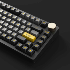 Bàn phím cơ không dây AKKO PC75B Plus v2 Black&Gold