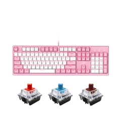 Bàn Phím cơ Dareu EK1280s Pink White
