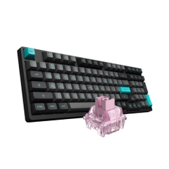 Bàn phím cơ không dây AKKO 3098B Black & Cyan