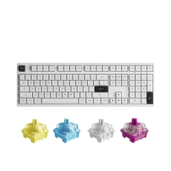 Bàn phím cơ AKKO 3108 RF Black on White