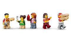 Bộ Mô Hình Quầy Bán Và Bộ Phương Tiện Giao Bánh Pizza LEGO CITY #60496