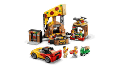 Bộ Mô Hình Quầy Bán Và Bộ Phương Tiện Giao Bánh Pizza LEGO CITY #60496