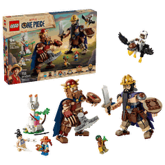 Bộ Mô hình Đại Chiến Người Khổng Lồ Ở Little Garden LEGO One Piece #75644