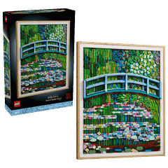 Bộ Mô Hình LEGO Art Tranh Claude Monet Ao Hoa Súng #31220