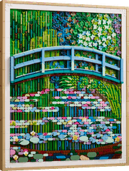 Bộ Mô Hình LEGO Art Tranh Claude Monet Ao Hoa Súng #31220