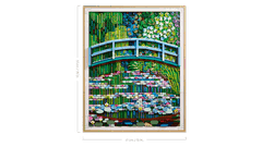 Bộ Mô Hình LEGO Art Tranh Claude Monet Ao Hoa Súng #31220