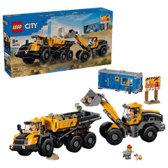 Bộ Mô Hình Phương Tiện Công Trình : Xe Ben Và Xe Xúc Lật LEGO CITY #60494