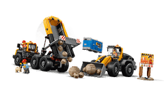 Bộ Mô Hình Phương Tiện Công Trình : Xe Ben Và Xe Xúc Lật LEGO CITY #60494