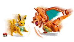 Bộ Mô Hình Trận Chiến Giữa Charizard và Jolteon LEGO POKEMON #72167