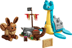 Bộ Mô Hình LEGO Smart Play Hành Trình Truy Tìm Kho Báu Cùng Eevee Và Lapras  LEGO Pokemon #72162