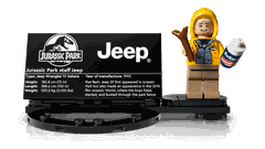 Bộ Mô Hình Xe Jeep Công Viên Kỷ LEGO Jura Jurassic Park #77984
