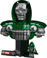 Mô Hình Lắp Ráp LEGO Marvel Mô Hình Bán Thân Doctor Doom #76345